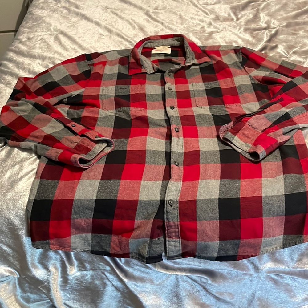 Urban Pipeline Awesomely Soft Ultimate Flannel New Red White Black an Grey